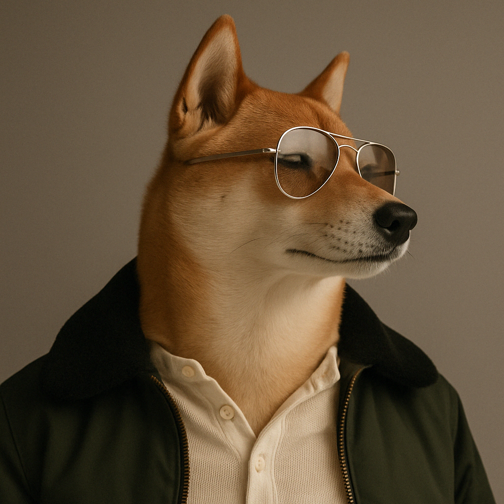 Handsome Shiba Logo